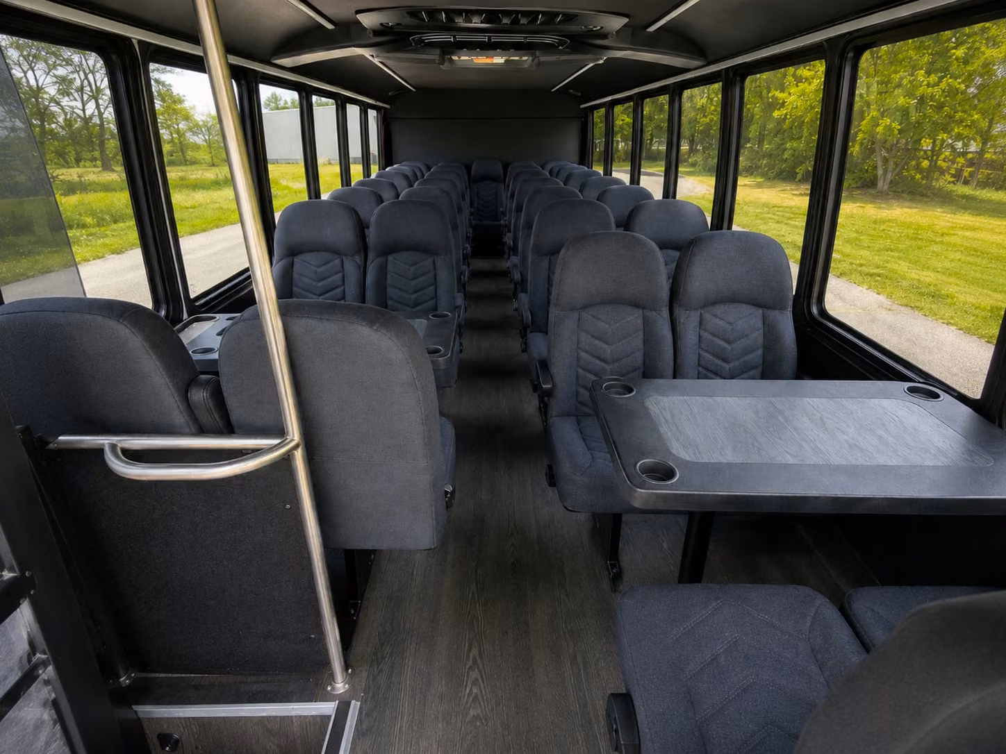 15 passenger minibus interior