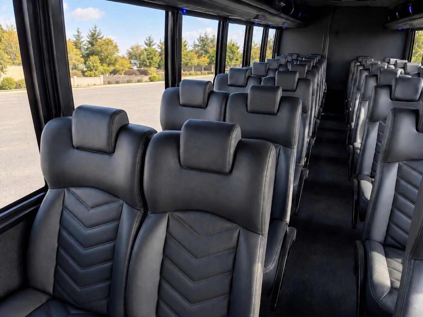 18 passenger minibus inside