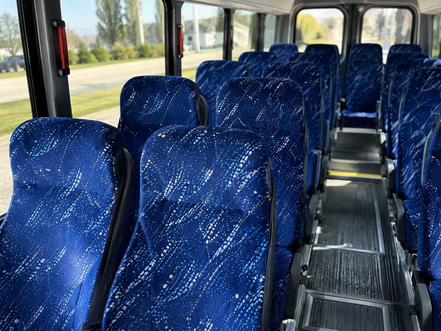18 passenger minibus interior