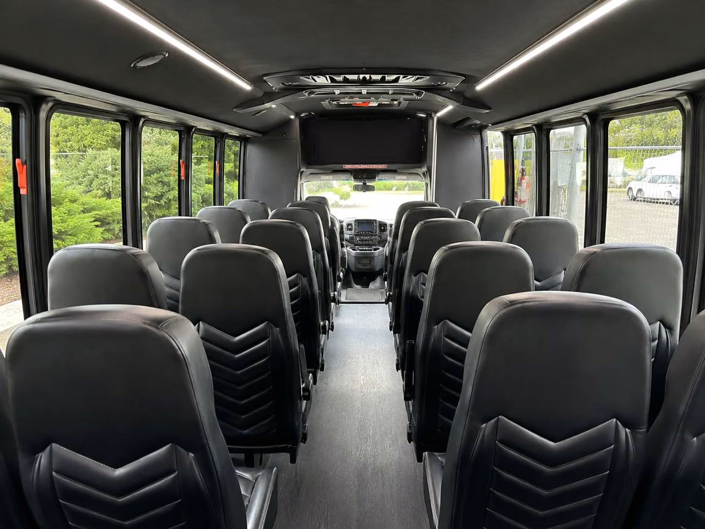 20 passenger minibus interior