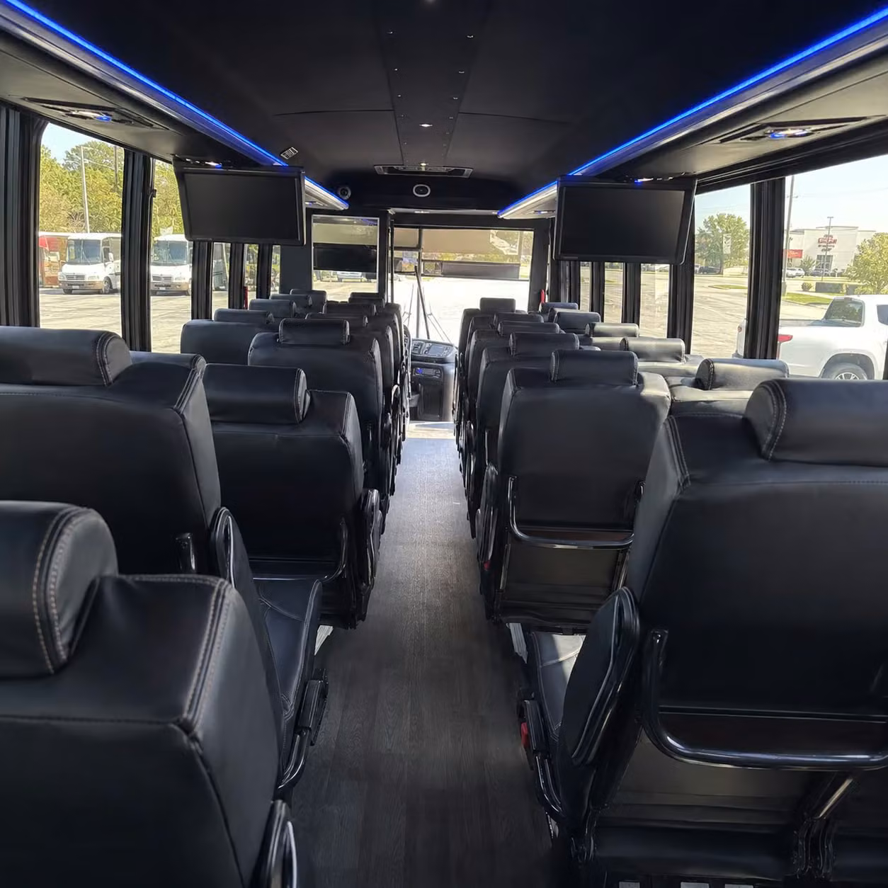 25 passenger minibus interior