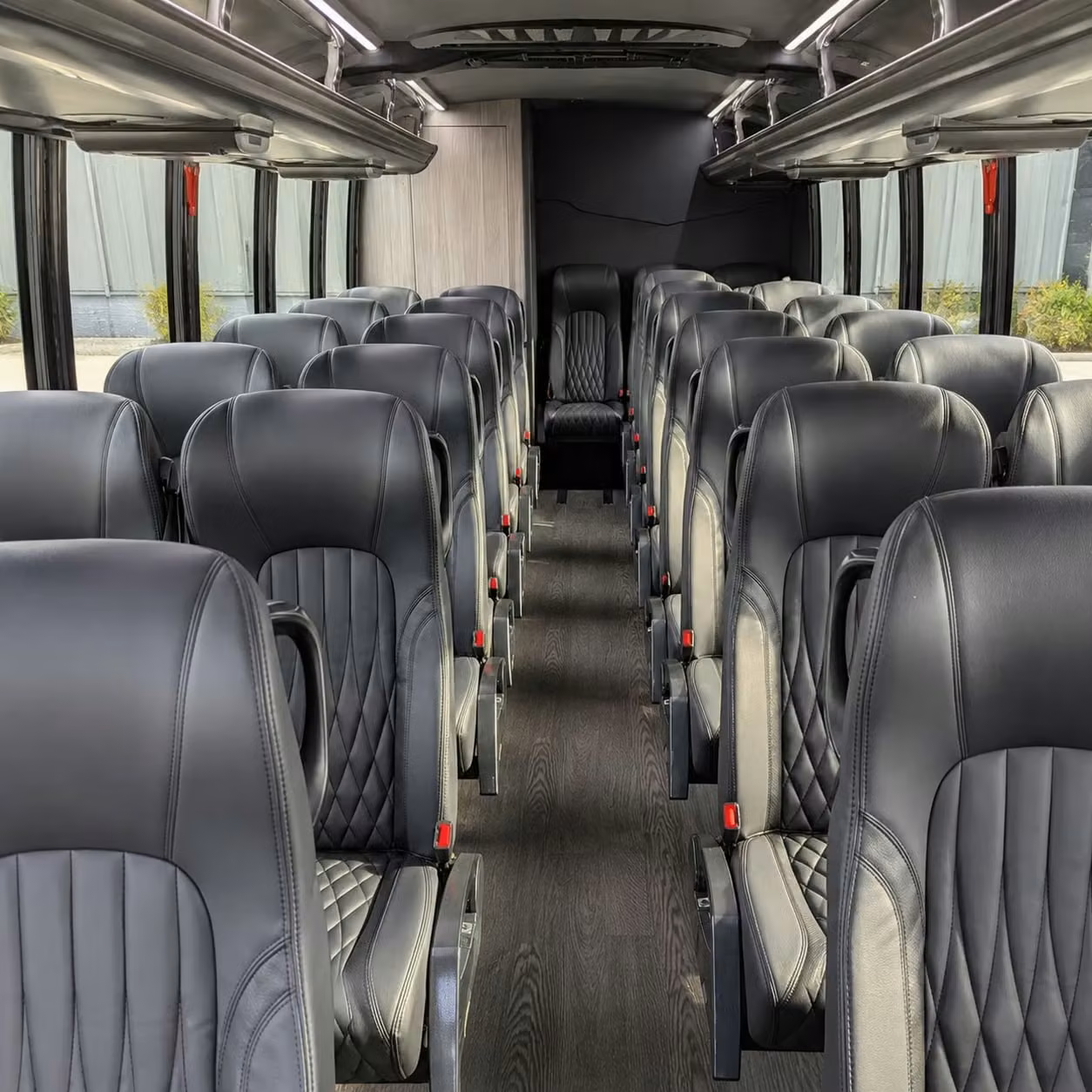 28 passenger minibus interior