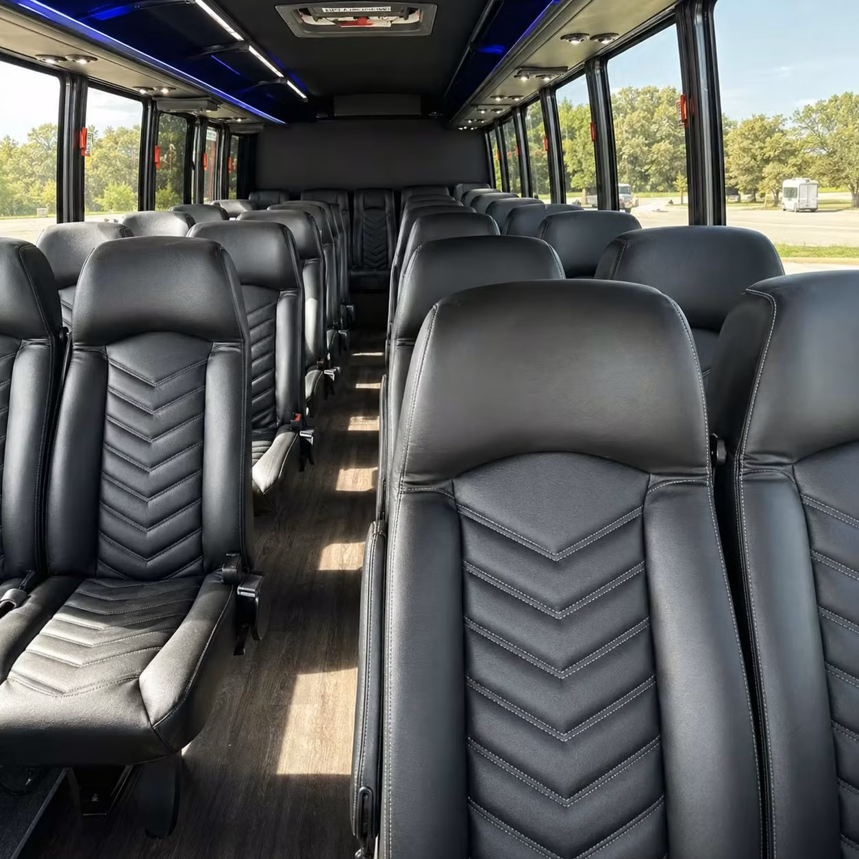30 passenger minibus interior