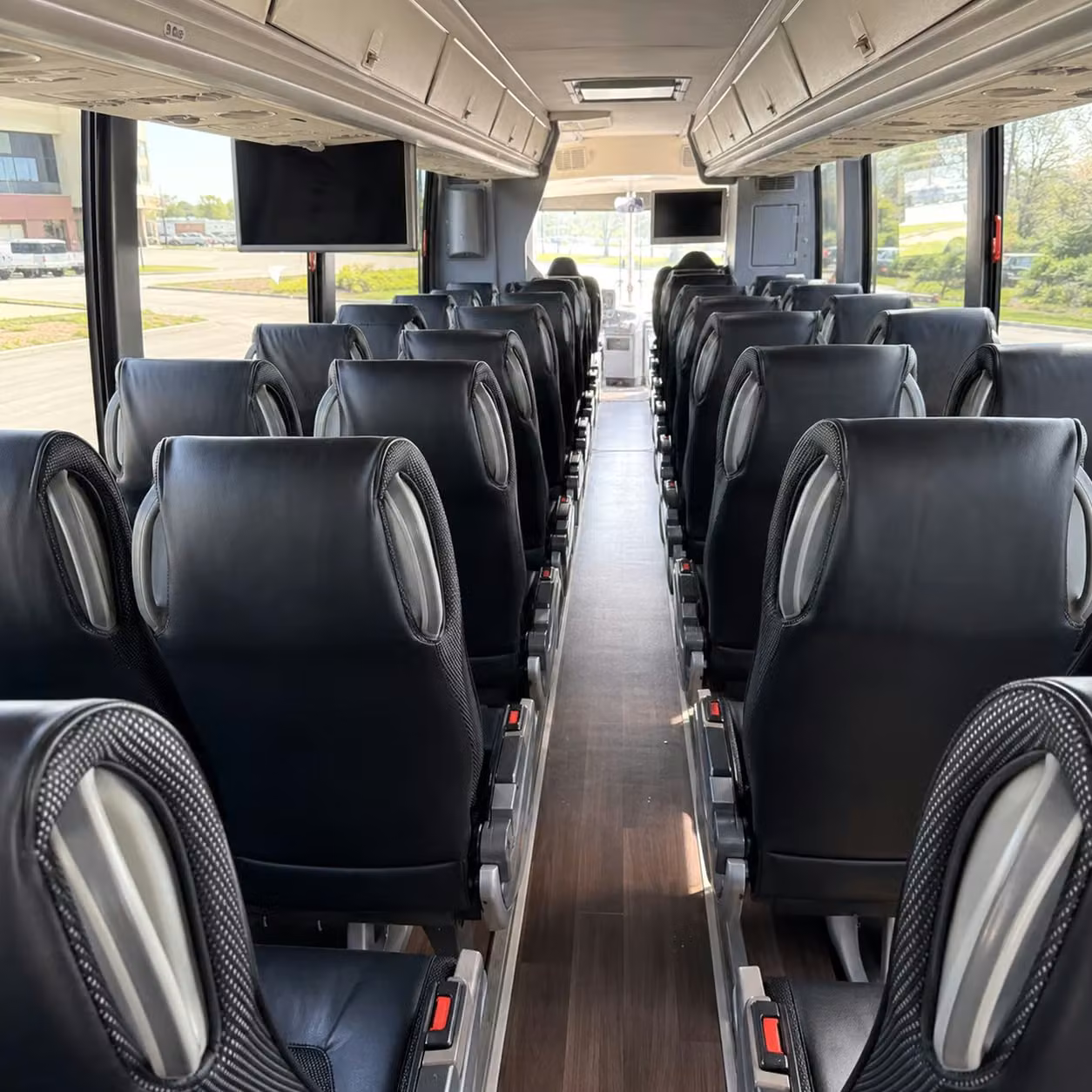 rancho cordova charter bus interior