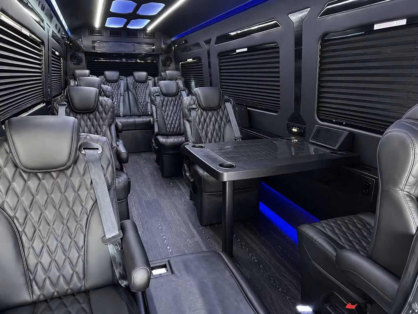sprinter van with driver inside